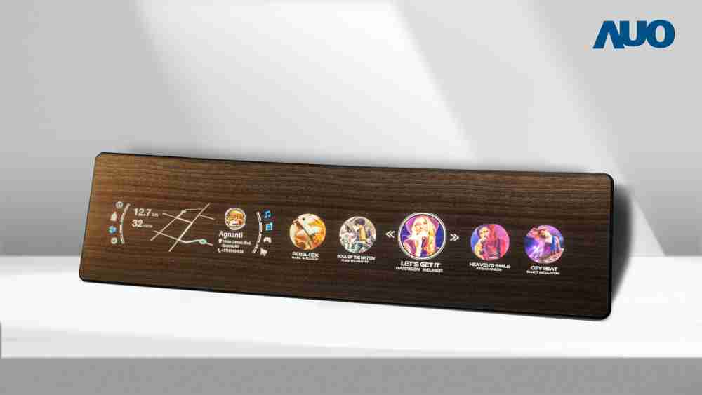 财神娱乐研发全球最高穿透度达80%的AmLED木纹显示器，，，，可于使用时呈现高亮度、、清晰可见的信息，，并在不使用时回归为单纯的饰板，，，节能兼具美观