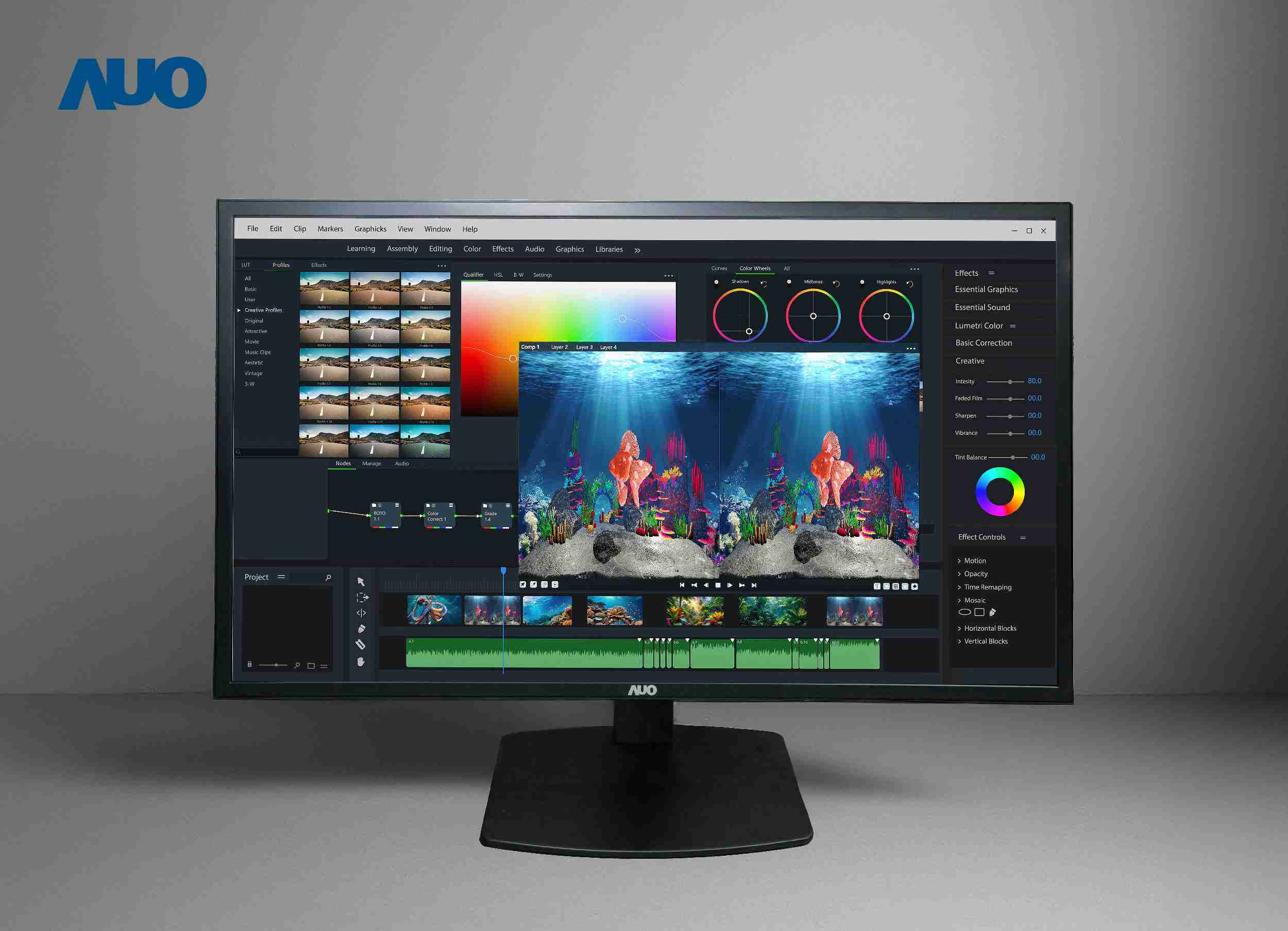 财神娱乐开发32吋2D/3D专业桌上型显示器，，，拥有8K4K超高分辨率，，并以低串扰算法优化3D显示效果，，，搭载自动眼球追踪功能，，，，能实时调整3D图像，，，，进行实时2D与3D无缝共存窗口，，提供图像设计工作者突破二维接口的崭新工作氛围与效率